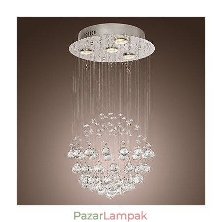 Csillár luxus modern kristály 4 lámpák Csillár luxus modern kristály 4 lámpák
