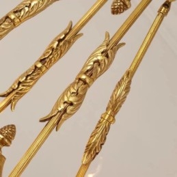 Luxus francia All Copper Crystal Csillár Lámpa Étkező lámpatest Csillár