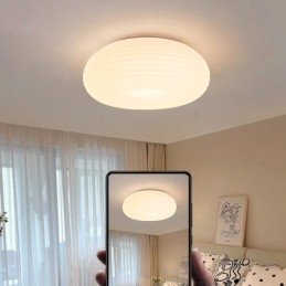 Tompítható teljes spektrumú szemvédő kerek, modern, süllyesztett mennyezeti lámpa