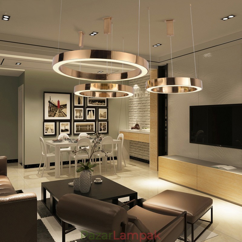 1 Light Modern modern acél függőlámpa akril ernyővel