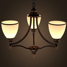 Retro minimalista mennyezeti lámpák Európai stílusú üveg mennyezeti lámpák Lámpa