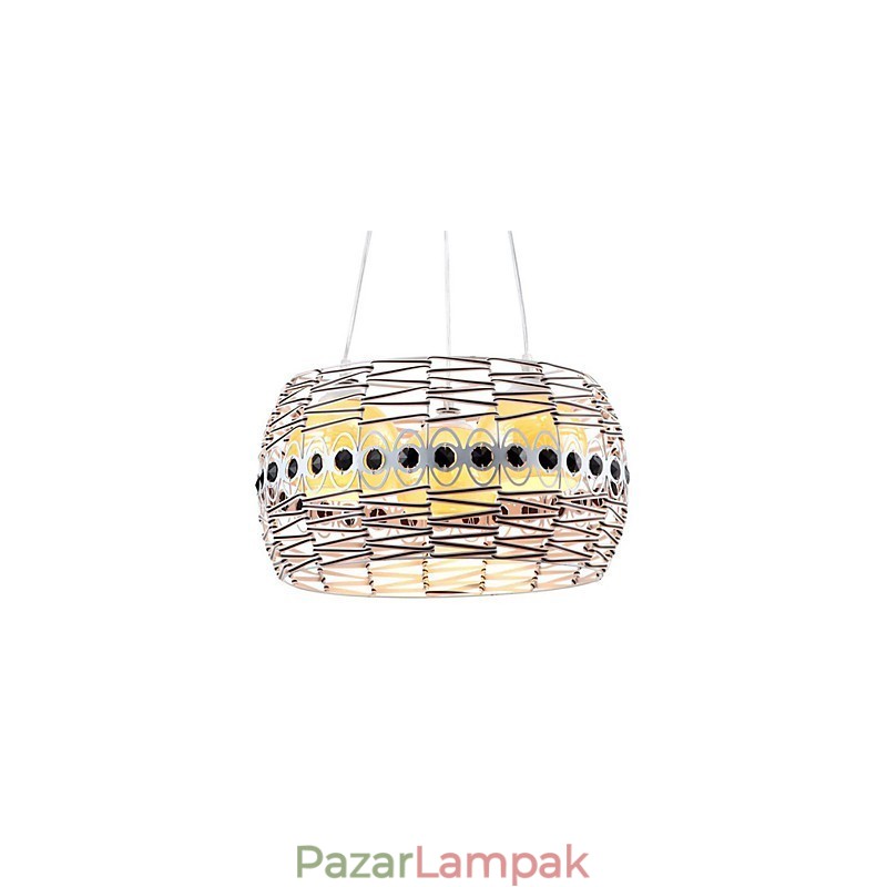 Rattan Art lámpa Függőlámpa Kézzel szőtt