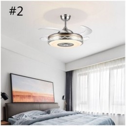 Modern galvanizáló mennyezeti ventilátor inverteres ventilátor lámpa