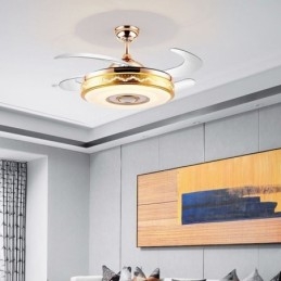 Modern galvanizáló mennyezeti ventilátor inverteres ventilátor lámpa