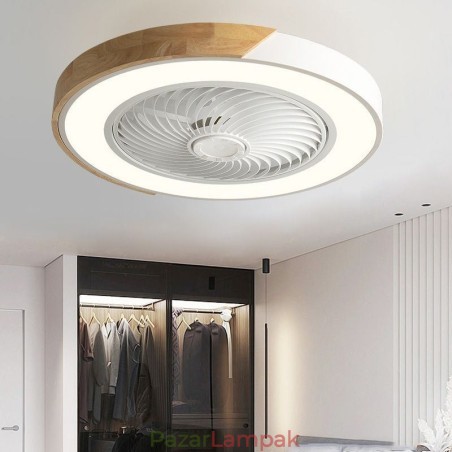 Intelligens mennyezeti ventilátor világítással Távirányítós dekor szellőzőlámpa Intelligens mennyezeti ventilátor világítással Távirányítós dekor szellőzőlámpa