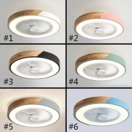 Intelligens mennyezeti ventilátor világítással Távirányítós dekor szellőzőlámpa