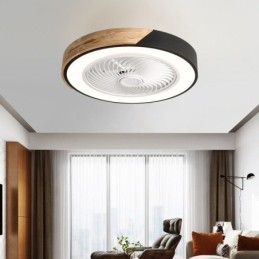 Intelligens mennyezeti ventilátor világítással Távirányítós dekor szellőzőlámpa