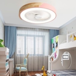 Intelligens mennyezeti ventilátor világítással Távirányítós dekor szellőzőlámpa