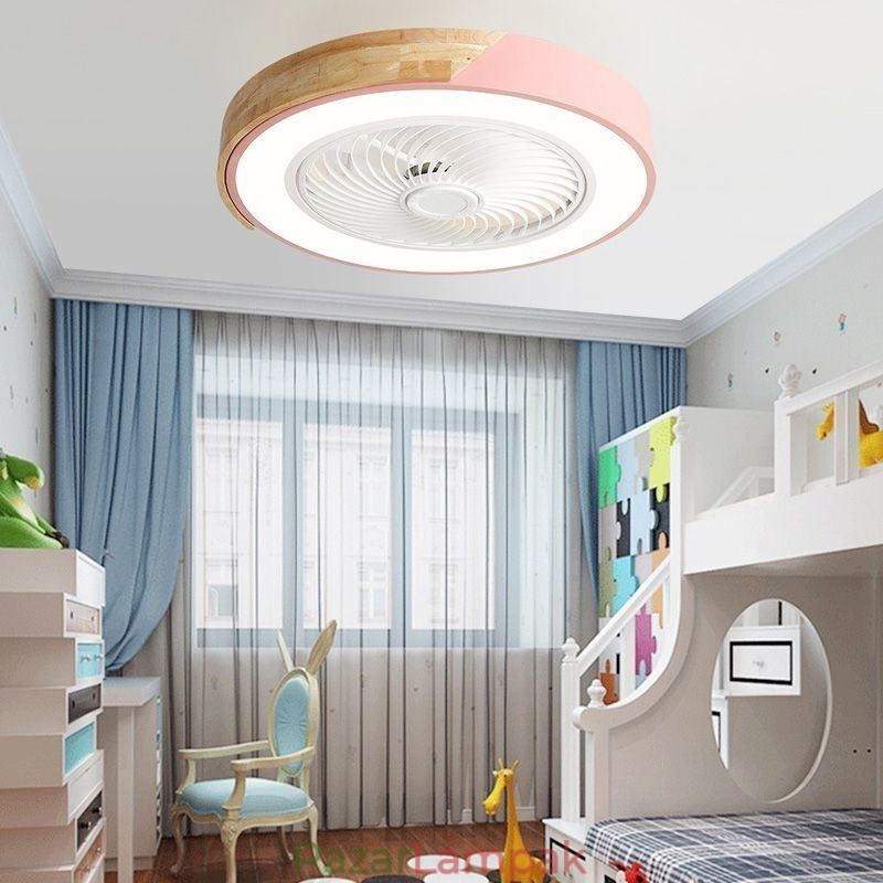 Intelligens mennyezeti ventilátor világítással Távirányítós dekor szellőzőlámpa