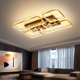 Mennyezeti ventilátor Lights Decor ventilátor akril lámpával
