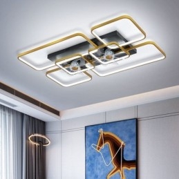 Mennyezeti ventilátor Lights Decor ventilátor akril lámpával