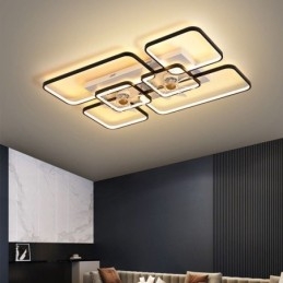 Mennyezeti ventilátor Lights Decor ventilátor akril lámpával