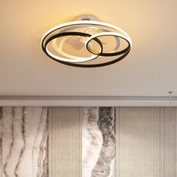 Modern mennyezeti lámpák körgyűrűk tervező mennyezeti ventilátor