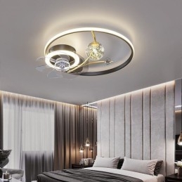 Mennyezeti ventilátor Lights Decor ventilátor lámpával akril