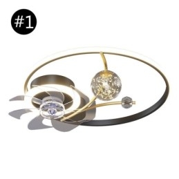 Mennyezeti ventilátor Lights Decor ventilátor lámpával akril