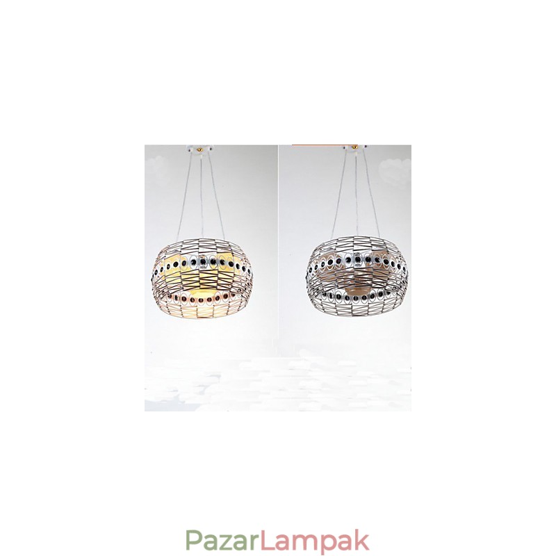 Rattan Art lámpa Függőlámpa Kézzel szőtt