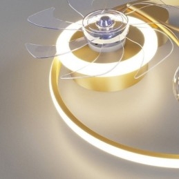 Mennyezeti ventilátor Lights Decor ventilátor lámpával akril