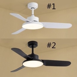 Inverteres ventilátor lámpa Modern minimalista mennyezeti ventilátor lámpa