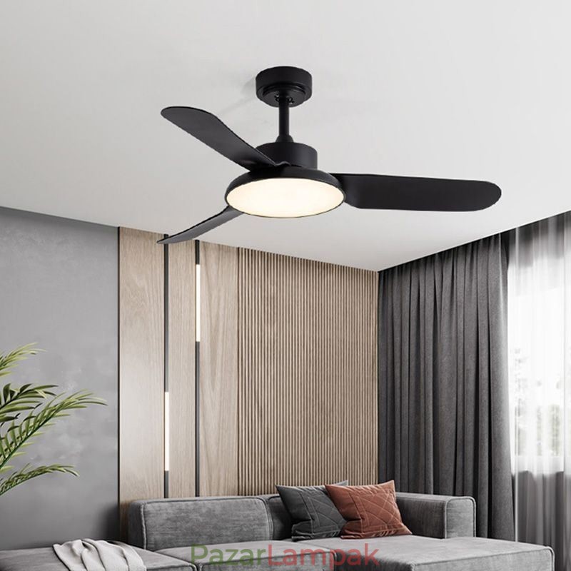 Inverteres ventilátor lámpa Modern minimalista mennyezeti ventilátor lámpa
