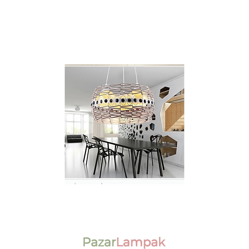 Rattan Art lámpa Függőlámpa Kézzel szőtt