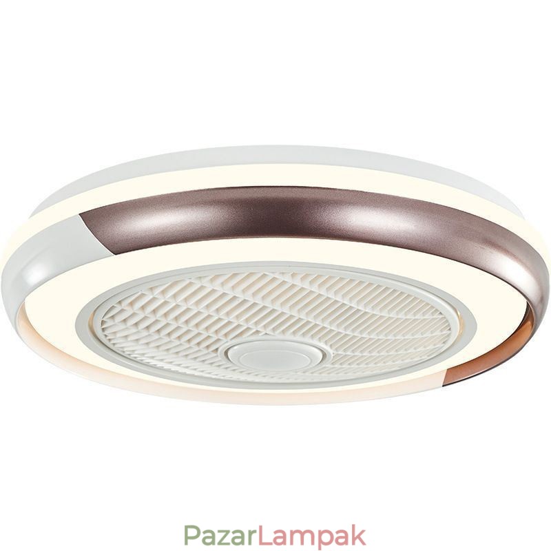 Modern mennyezeti ventilátor lámpák Akril kerek mennyezeti lámpa távirányítóval