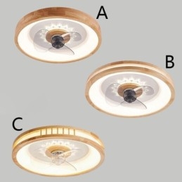 Modern inverteres mennyezeti ventilátor világítással Távirányítós mennyezeti lámpa ventilátor lámpa