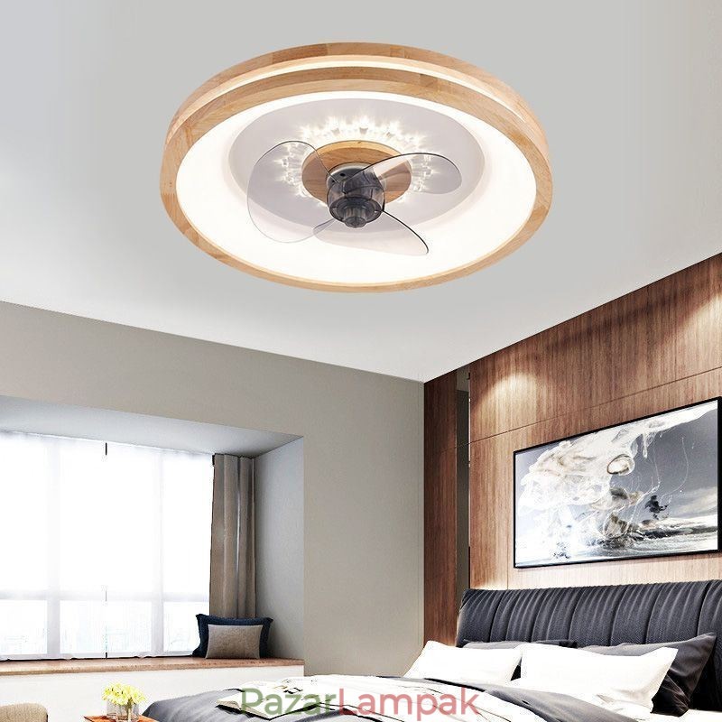 Modern inverteres mennyezeti ventilátor világítással Távirányítós mennyezeti lámpa ventilátor lámpa