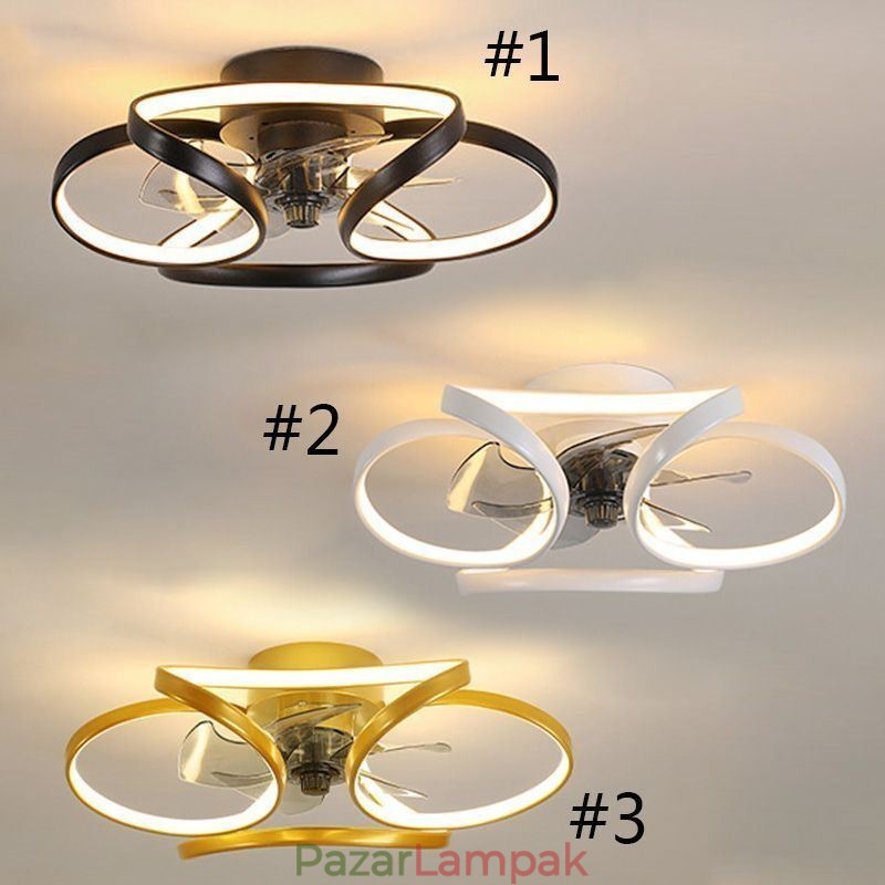 Egyedi mennyezeti ventilátor és könnyű, modern mennyezeti ventilátor lámpákkal