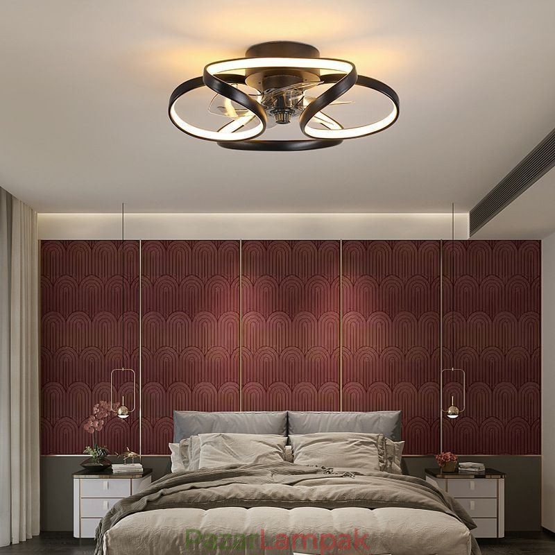 Egyedi mennyezeti ventilátor és könnyű, modern mennyezeti ventilátor lámpákkal
