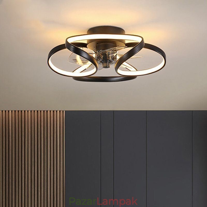 Egyedi mennyezeti ventilátor és könnyű, modern mennyezeti ventilátor lámpákkal
