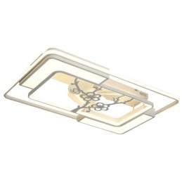 Modern téglalap alakú mennyezeti ventilátor lámpatestek