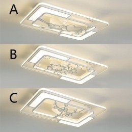 Modern téglalap alakú mennyezeti ventilátor lámpatestek