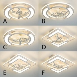 Európai Stílusú mennyezeti ventilátorok világítással