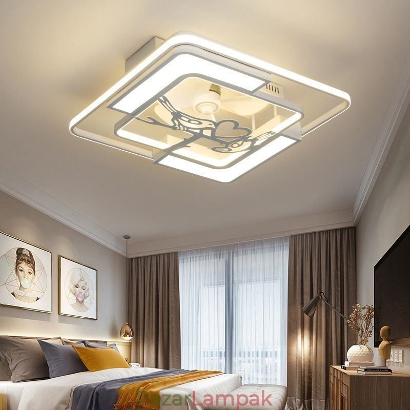 Európai Stílusú mennyezeti ventilátorok világítással