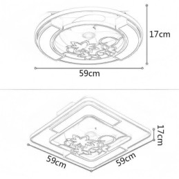 Európai Stílusú mennyezeti ventilátorok világítással