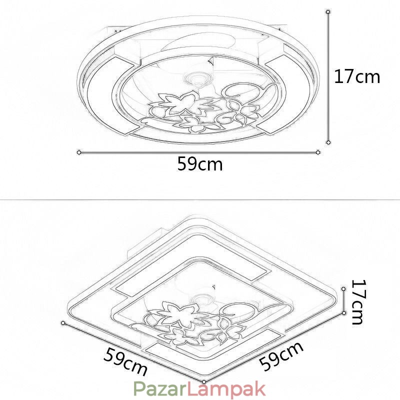 Európai Stílusú mennyezeti ventilátorok világítással