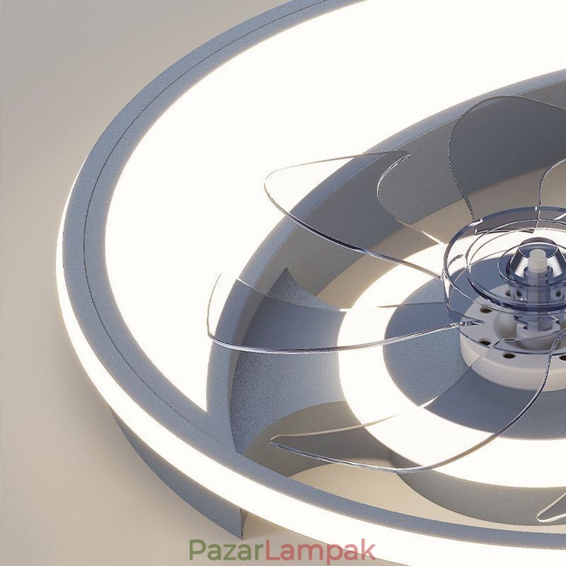 Hold mennyezeti ventilátor fény Kreativitás mennyezeti lámpa