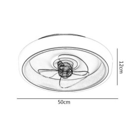 Modern mennyezeti ventilátor világítással Távirányítós mennyezeti lámpaventilátor