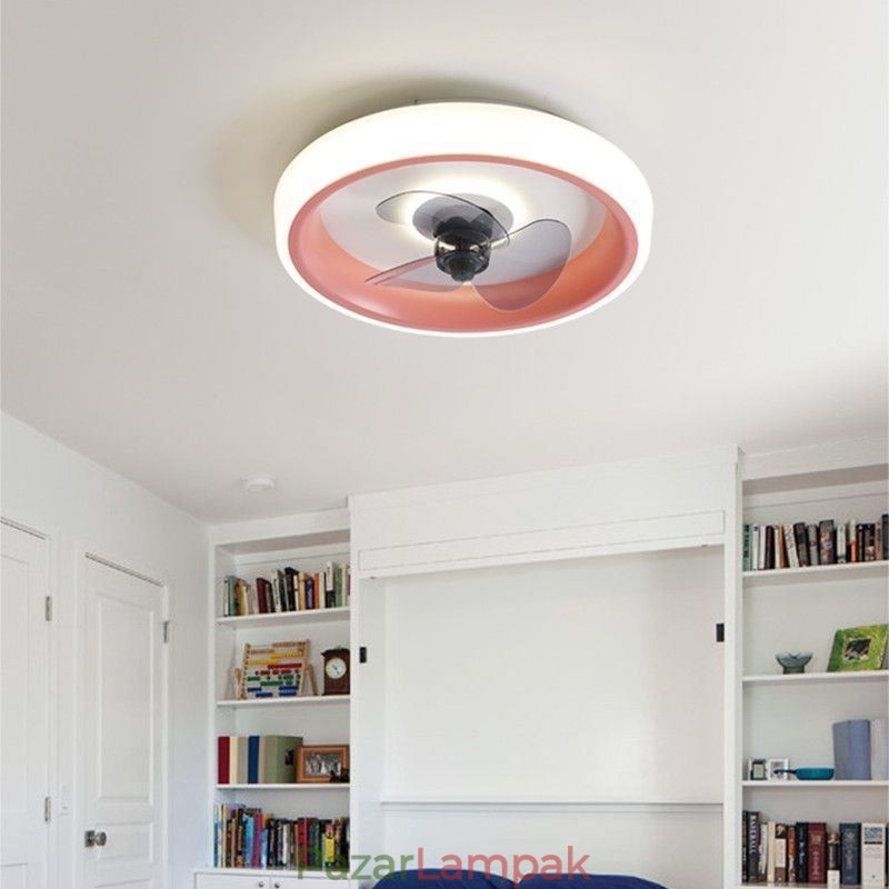 Modern mennyezeti ventilátor világítással Távirányítós mennyezeti lámpaventilátor