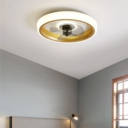 Modern mennyezeti ventilátor világítással Távirányítós mennyezeti lámpaventilátor