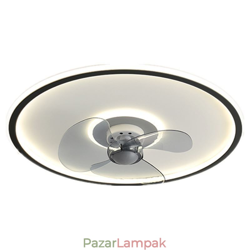 Macaron mennyezeti ventilátor lámpa távirányító Decor Ventilateur