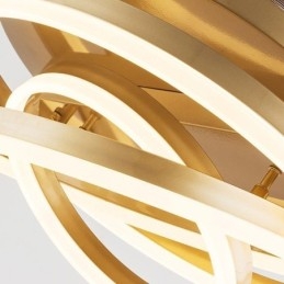 Kreatív inverteres ventilátor csillár ventilátor lámpa