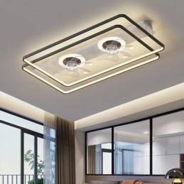 Modern süllyesztett mennyezeti ventilátor világítással, távirányítóval