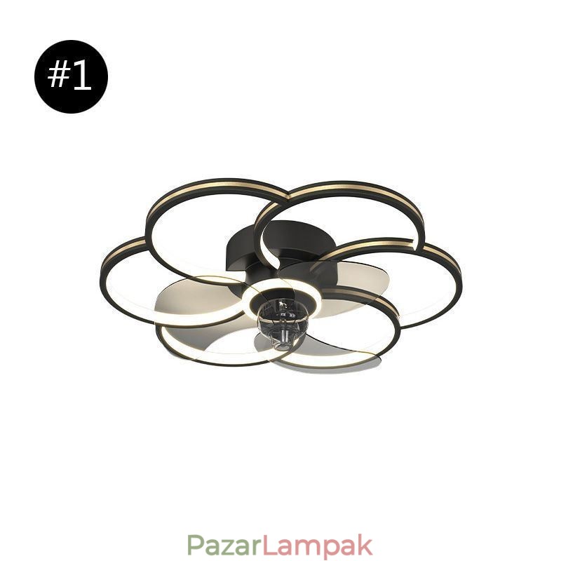 Mennyezeti ventilátorok Fényekkel Csillár Ventilateur