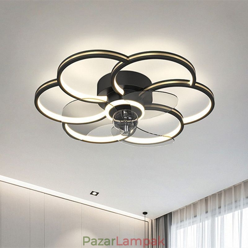 Mennyezeti ventilátorok Fényekkel Csillár Ventilateur