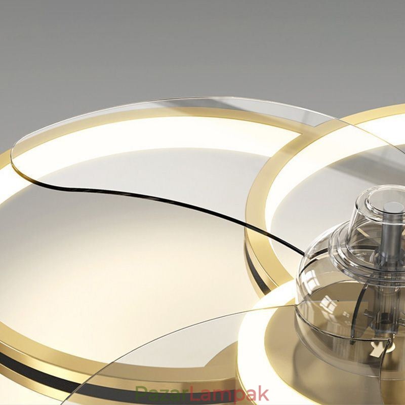Mennyezeti ventilátorok Fényekkel Csillár Ventilateur