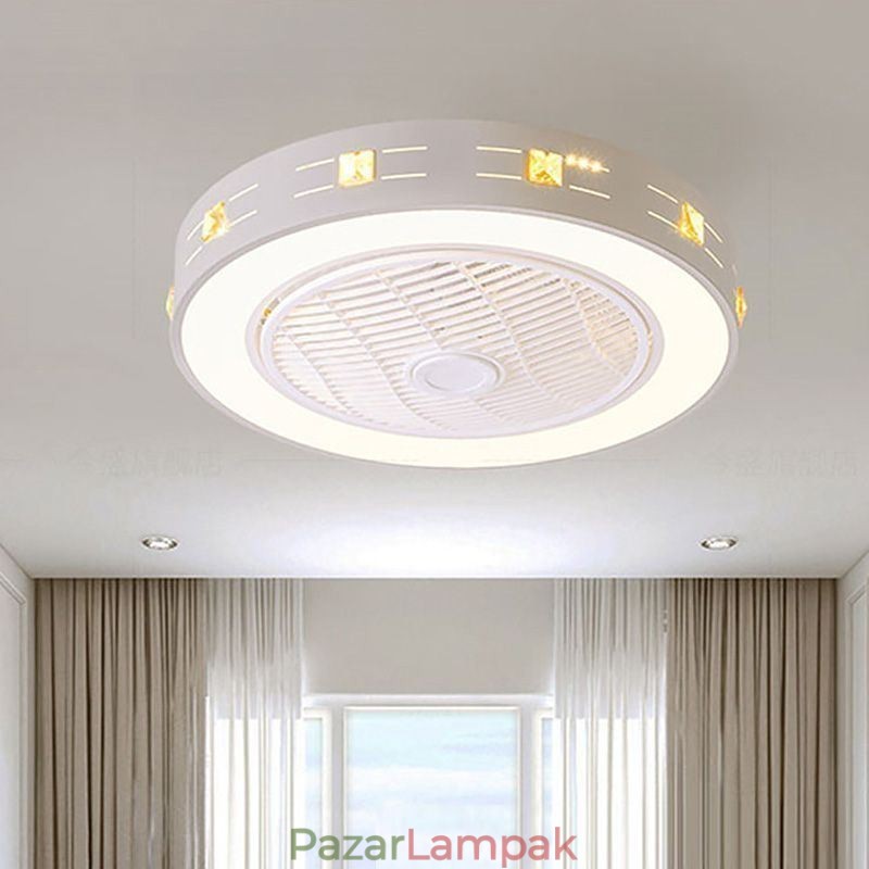 Ultravékony mennyezeti ventilátor, láthatatlan mennyezeti ventilátor fénnyel