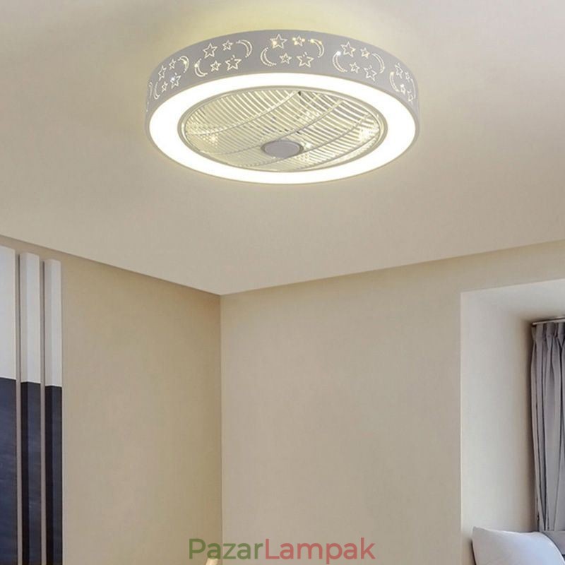 Ultravékony mennyezeti ventilátor, láthatatlan mennyezeti ventilátor fénnyel