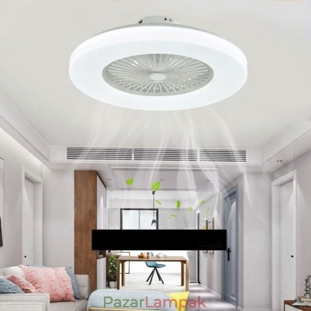 Ventilátor mennyezeti lámpa, háromfokozatú fényerősség, 3 sebességes távirányító Ventilátor mennyezeti lámpa, háromfokozatú fényerősség, 3 sebességes távirányító