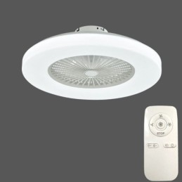 Ventilátor mennyezeti lámpa, háromfokozatú fényerősség, 3 sebességes távirányító